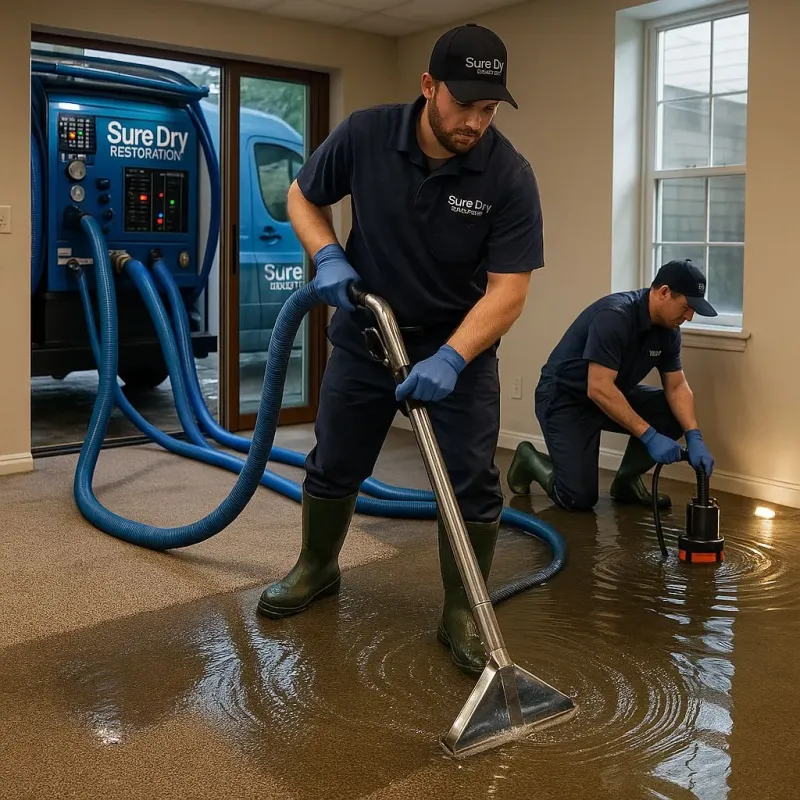 Water Extraction and Removal process in Center Hill, FL